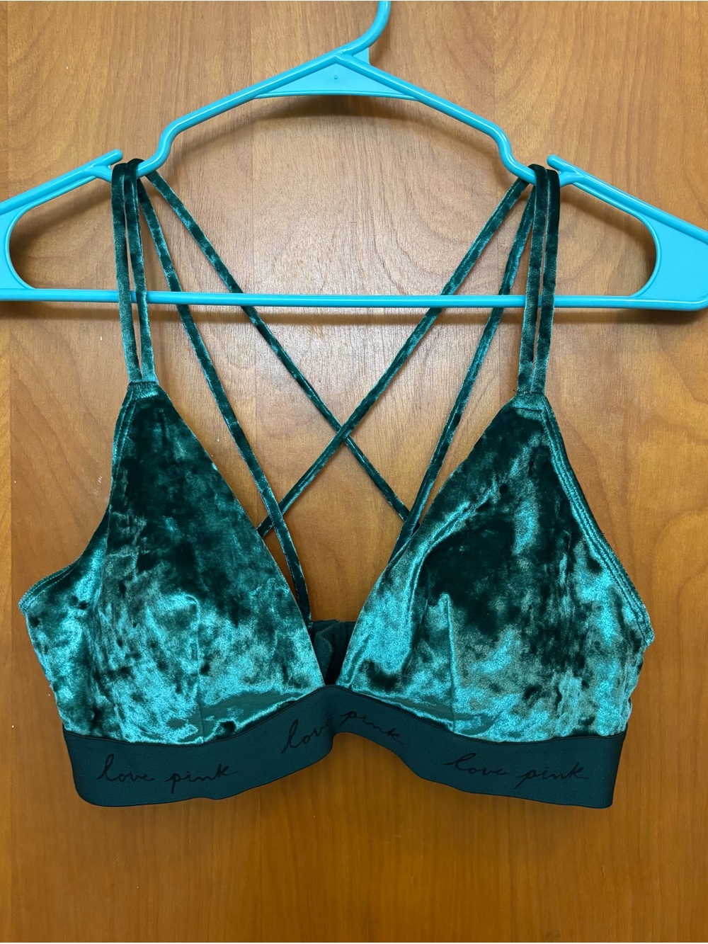 Victoria’s Secret Pink Velvet Bralette